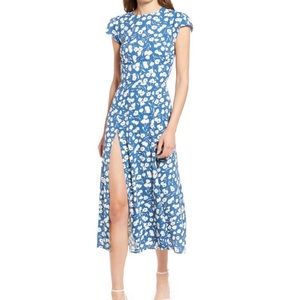 Reformation Floral Tuli Gavin Midi Dress